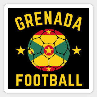 Grenada Football Ball Magnet